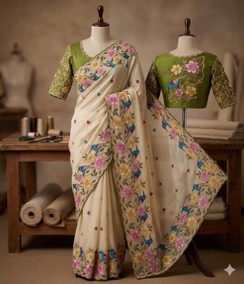 Svara VT~004 rangoli silk sarees wholesellers